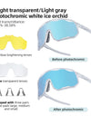 Bicycle Glasses UV400 Photochromic / Polarized Bike Eyewear Sunglasses 3 Lens Outdoor MTB Road Cycling Goggles Glasses