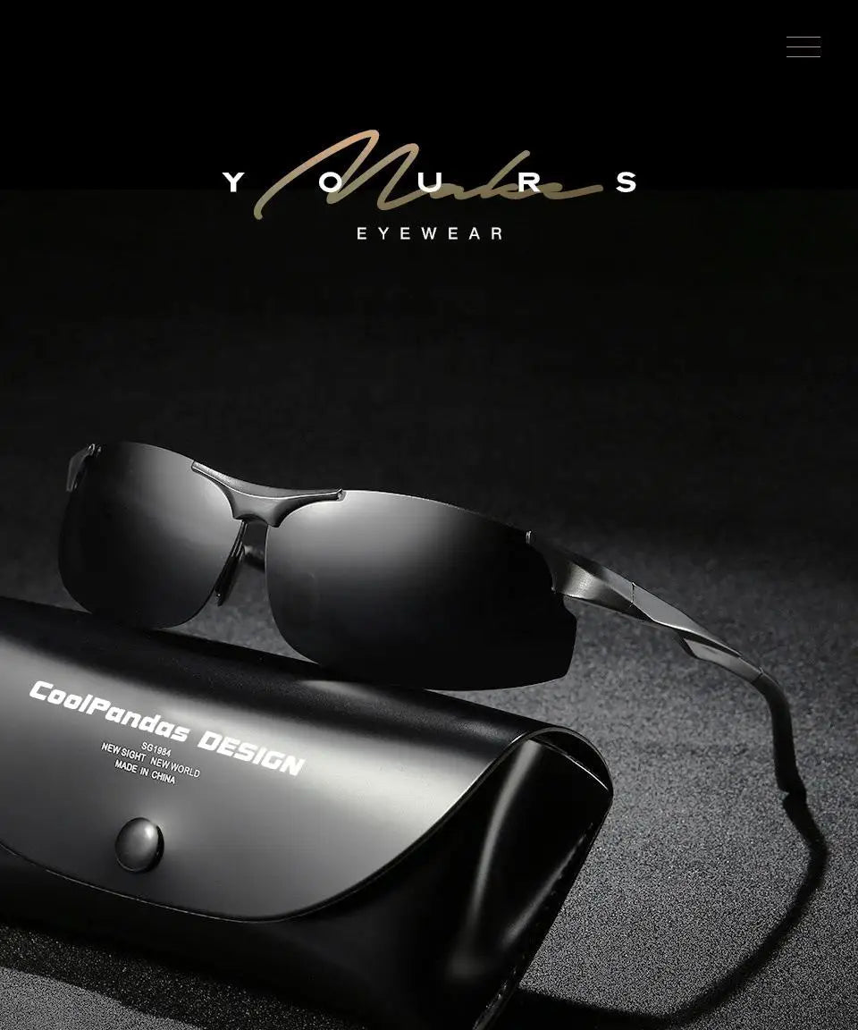 Aluminum Photochromic Polarized UV400 Mirror Driving Sunglasses for Men Women