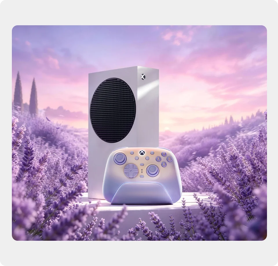 Wireless Gaming Controller with Adjustable TMR Joysticks for Xbox and PC Lavender