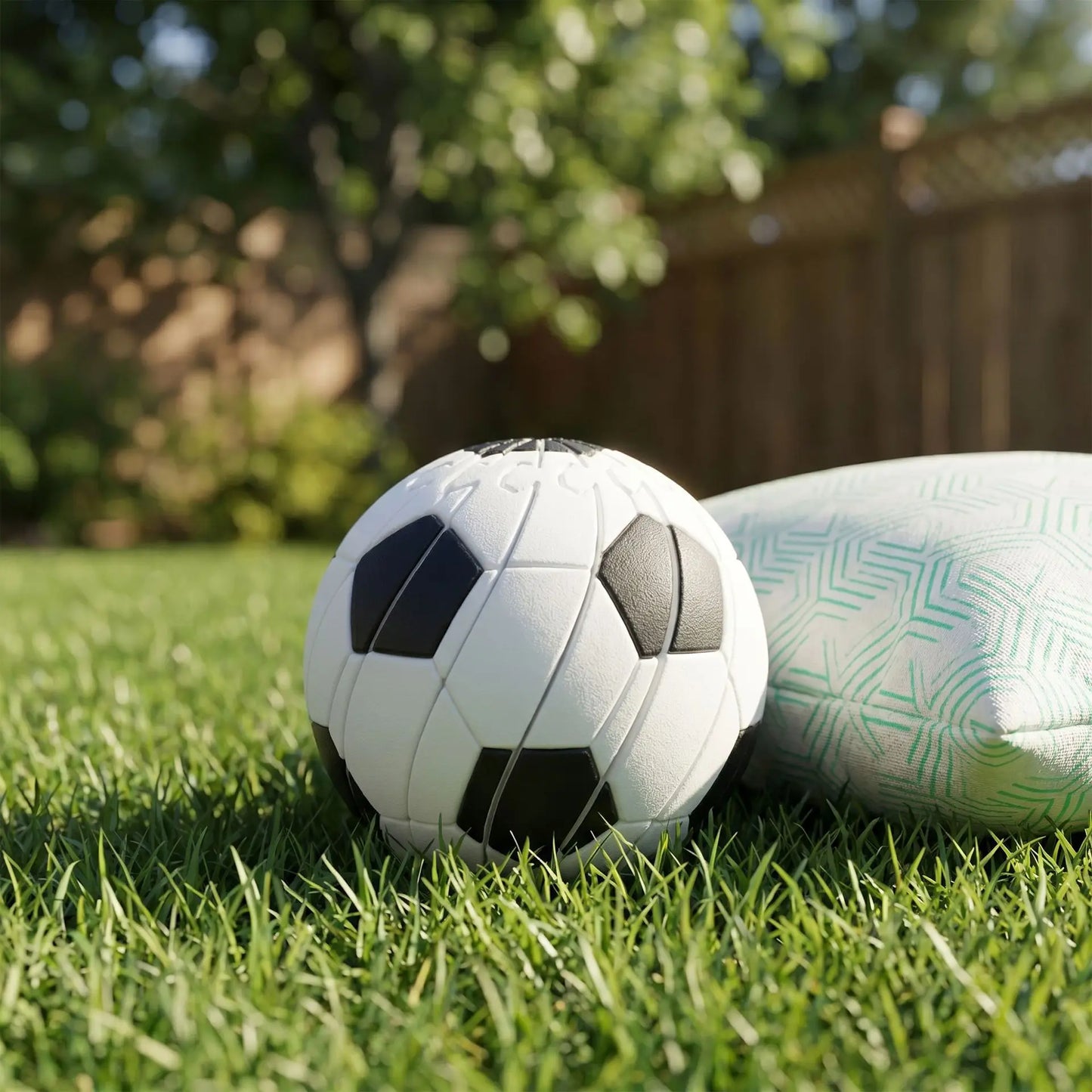 3D Printed Transforming Soccer Ball Fidget Toy Stress Relief Desk Ornament