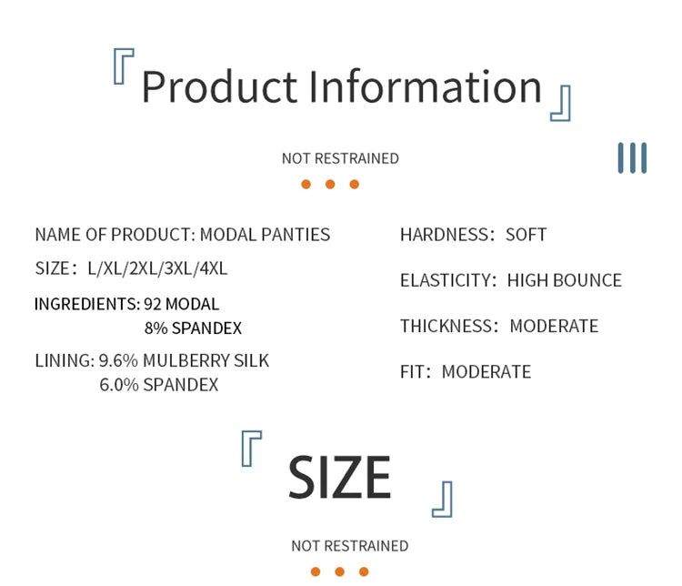 3-Pack Men’s Modal Boxer Shorts – 80 Count, Seamless Silk Crotch