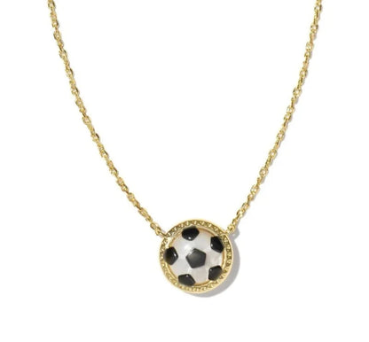 Football Necklace Basketball Baseball Pendent Necklace Plated Gold Personalized Sports Style Jewelry 50 cm