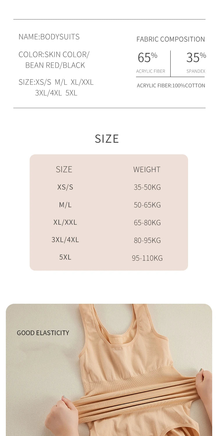 Women's Bodysuit Shapewear – Butt Lifter, Waist Trainer & Chest Enhancing Body Shaper