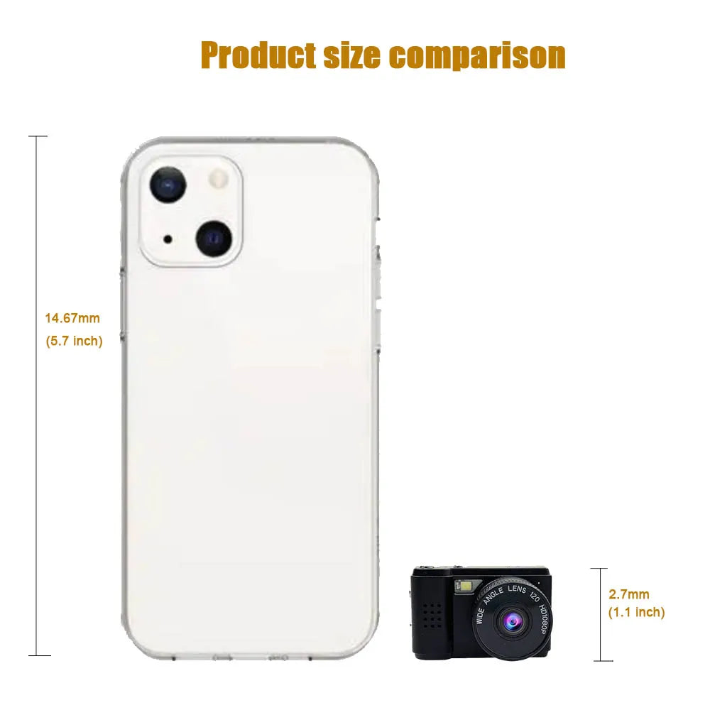 Retro Mini Camera With Screen Indoor Home Outdoor 1080p Sports Portable Vintage Very Small Mini Camera Video Recorder