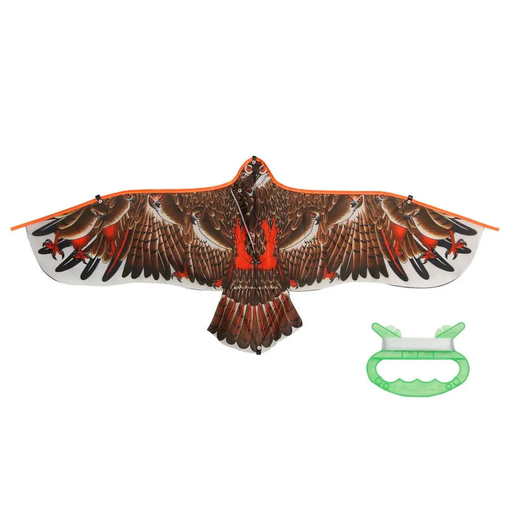 1.1m Eagle Kite With 30 Meter Kite Line Large Plane Eagle Flying Bird Kites Children Best Gift Family Trips Garden Sports