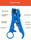 Multi-functional Wire Plier Cable Wire Pliers Electric Stripping Tools Cutter Striper for UTP/STP RG59 RG6 RG7 RG11 Cable Cutter