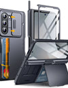 Strong Magnetic Case for Samsung Galaxy Z Fold 6 with MagSafe Built in Screen Protector Belt Clip Kickstand Function Phone Case