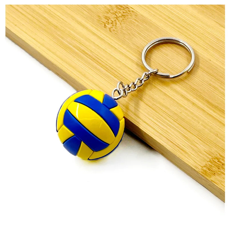 Football Club Soccer Ball Keychain Team Flag Pendant Fan Souvenir Bag Charm