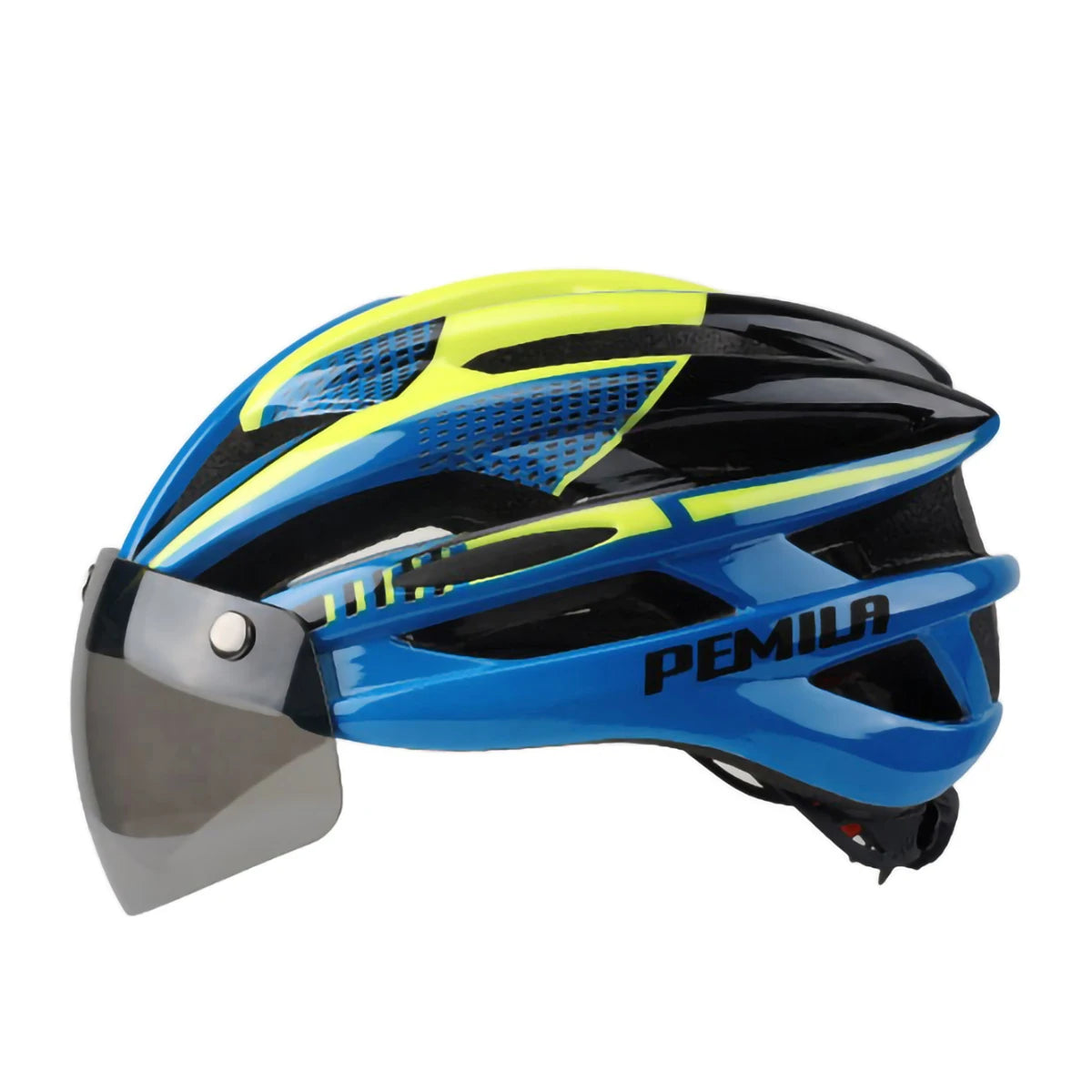 Cycling Helmet With Protective Goggles For Road And Mountain Bike