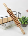 1 PC Wood Bendable Massage Roller Wooden Therapy Massager Tools,Lymphatic Drainage,Cellulite Trigger Point Manual Muscle Release
