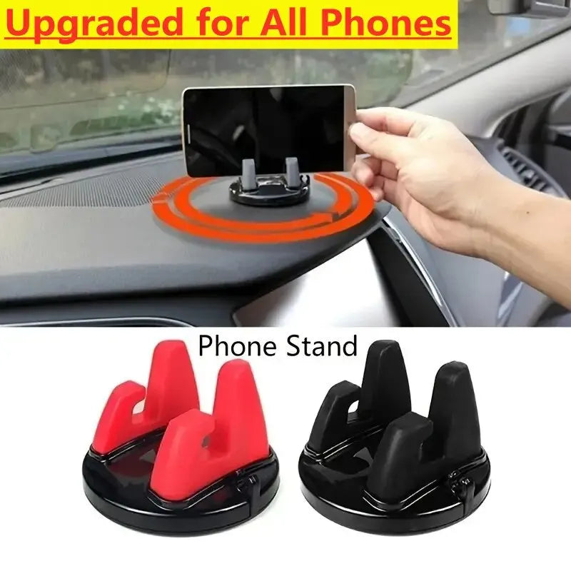 360° Rotatable Mobile Phone Holder Car Bracket Non-Slip Navigation Car Mount Stand Support in Car Universal for All Phones