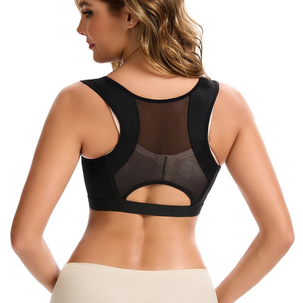 Women Shapewear Top with Built-in Bra & Posture Corrector