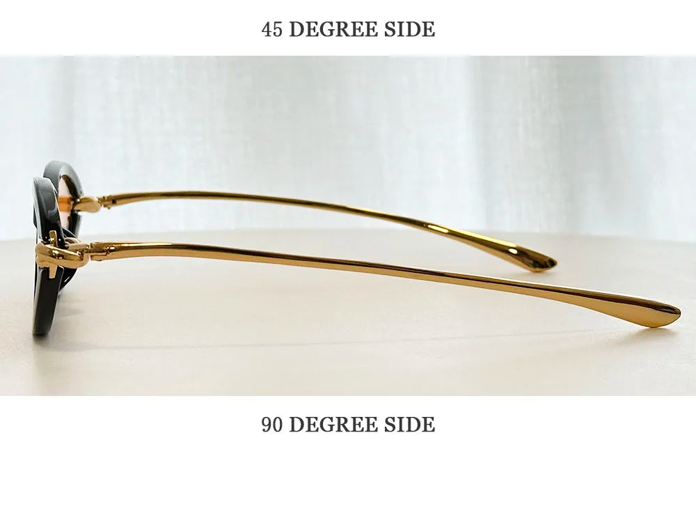 Vintage Cat Eye Sunglasses With UV400 Protection