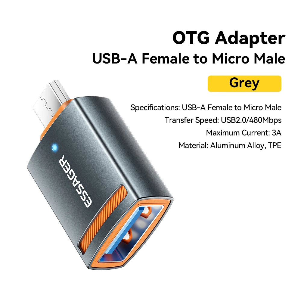 USB 3.0 OTG Adapter (Type-C / USB-A / Micro / Lightning Converter)