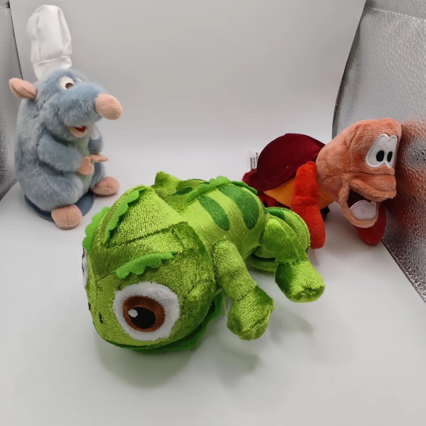 16cm Ratatouille Chameleon Plush Magnetic Sebastian Shoulder Plush Toy Kawaii Plush Stuffed Dolls Kids Birthday Gifts