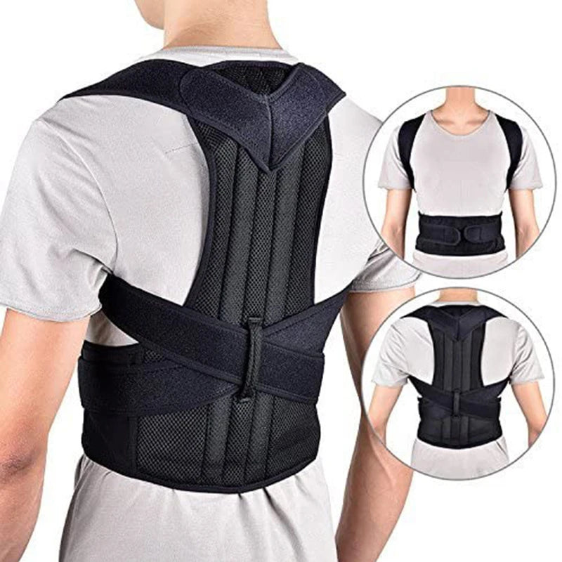 Adjustable Back Shoulder Posture Corrector Belt Clavicle Spine Support Brace Reshape Body Health Fixer Tape corrector de postura