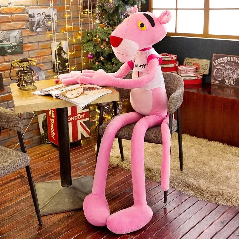 Disney 60cm~180cm  Pink Plush Doll Toys Cute Cartoon Leopard Stuffed Animal  Toy Soft Kawaii Stuffed Doll Christmas Gift