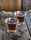 2/4/6pcs Double Wall Espresso Cups High Borosilicate Glass Cup For Tea Wine Milk Heat Resistant Drinkware Mug 80/200ml