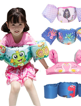 Float Cartoon Arm Sleeve Life Jacket Swimsuit Foam Swimming Training Floating Pool Float Swimming Ring  Swim