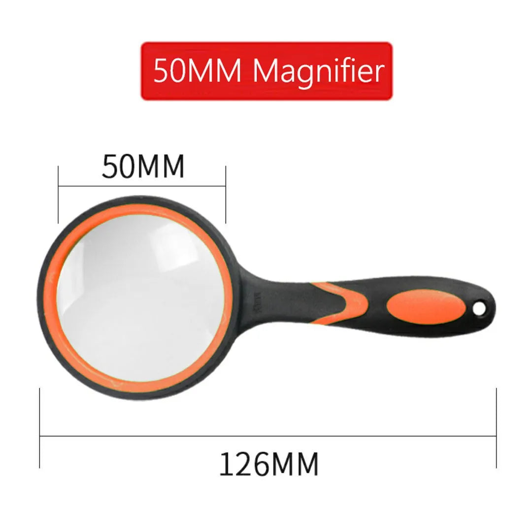 10X Handheld Magnifying Glass 50mm Reading Magnifier