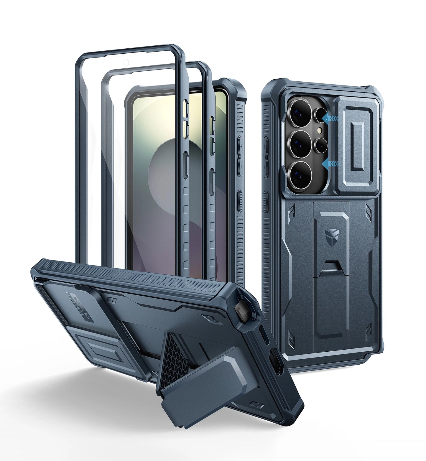For Samsung Galaxy S26/S26 Plus/S26 Ultra 2026Case Full Body Shockproof Camera Cover &Built-in Screen Protector Kickstand