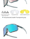 Bicycle Glasses UV400 Photochromic / Polarized Bike Eyewear Sunglasses 3 Lens Outdoor MTB Road Cycling Goggles Glasses