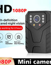 Mini Body Camera Full HD 1080P 2 Inch IPS Touch Screen Night Vision Video Recorder Security Guard Police Body Mini Cam