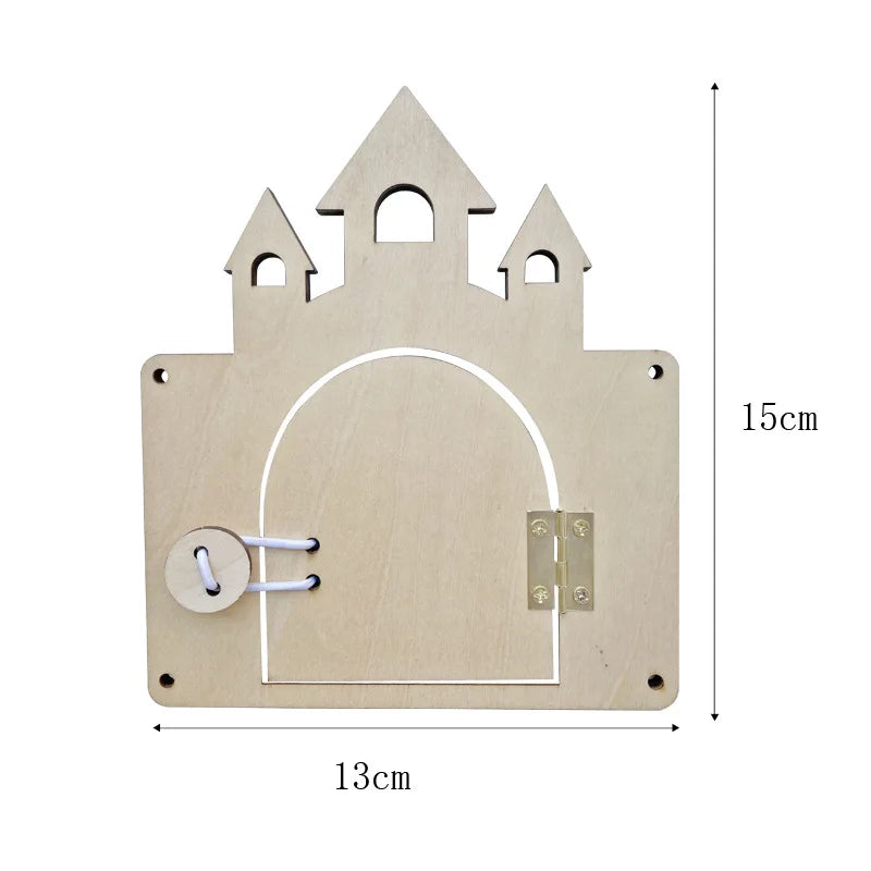 Montessori Activity Busy Board DIY Accessories Material Wooden Toys Busyboard  Early Education Learning Skill Toy Parts