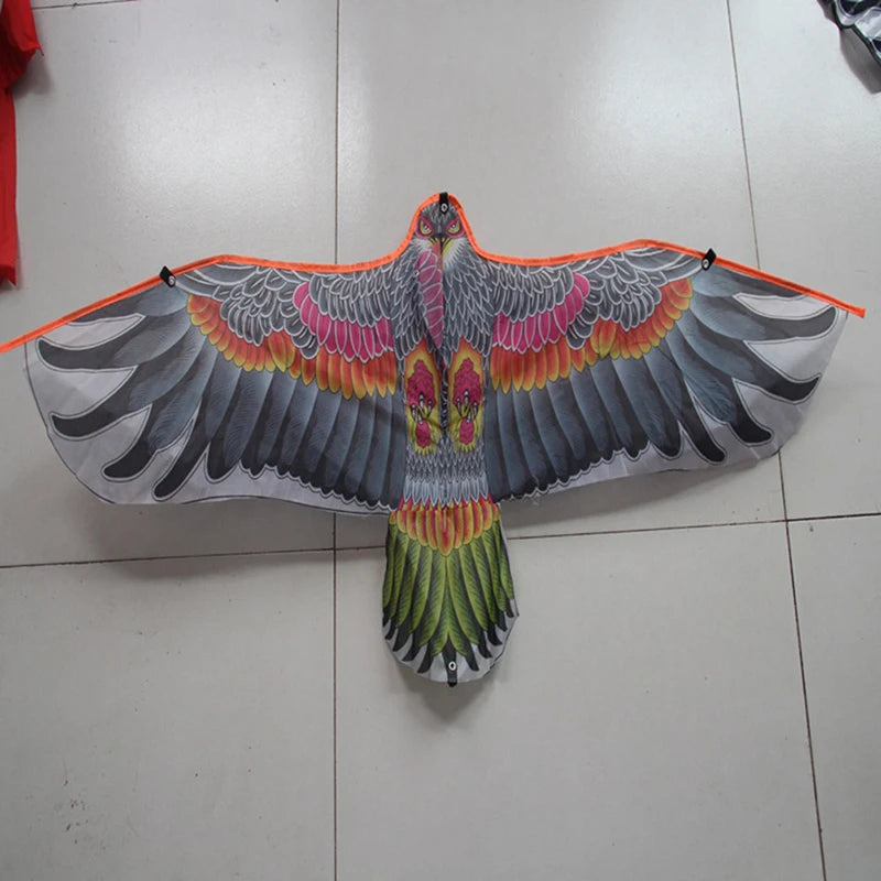 1.1m Eagle Kite With 30 Meter Kite Line Children Flying Bird Kites Outdoor Toys