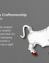 OX YEAR Whisky Glass Cow Decanter Whiskey Animal Bull Shaped Home Bar Wine Bottle For Liquor Scotch Drinkware Gift 1L Glassses