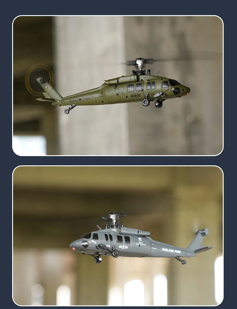 Remote Control Military Helicopter With Optical Flow Positioning