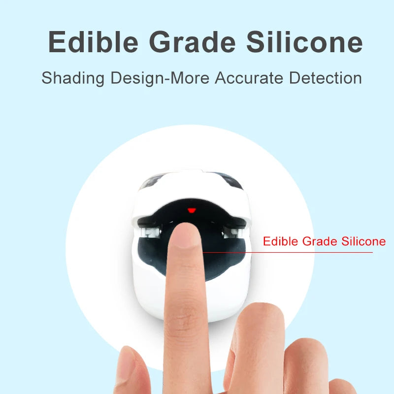 Medical Portable Fingertip Handheld Pulse Oximeters Finger Monitor Adult TFT Screen Automatic Shut Off Bulit in Protector