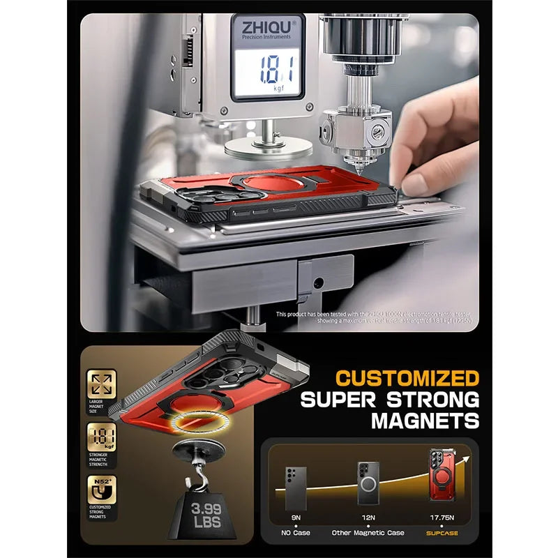 For Samsung Galaxy S25 Ultra Case 6.9" 2025 SUPCASE UB Grip Anti-Scratch Heavy Duty Rugged  Phone Case with Kickstand