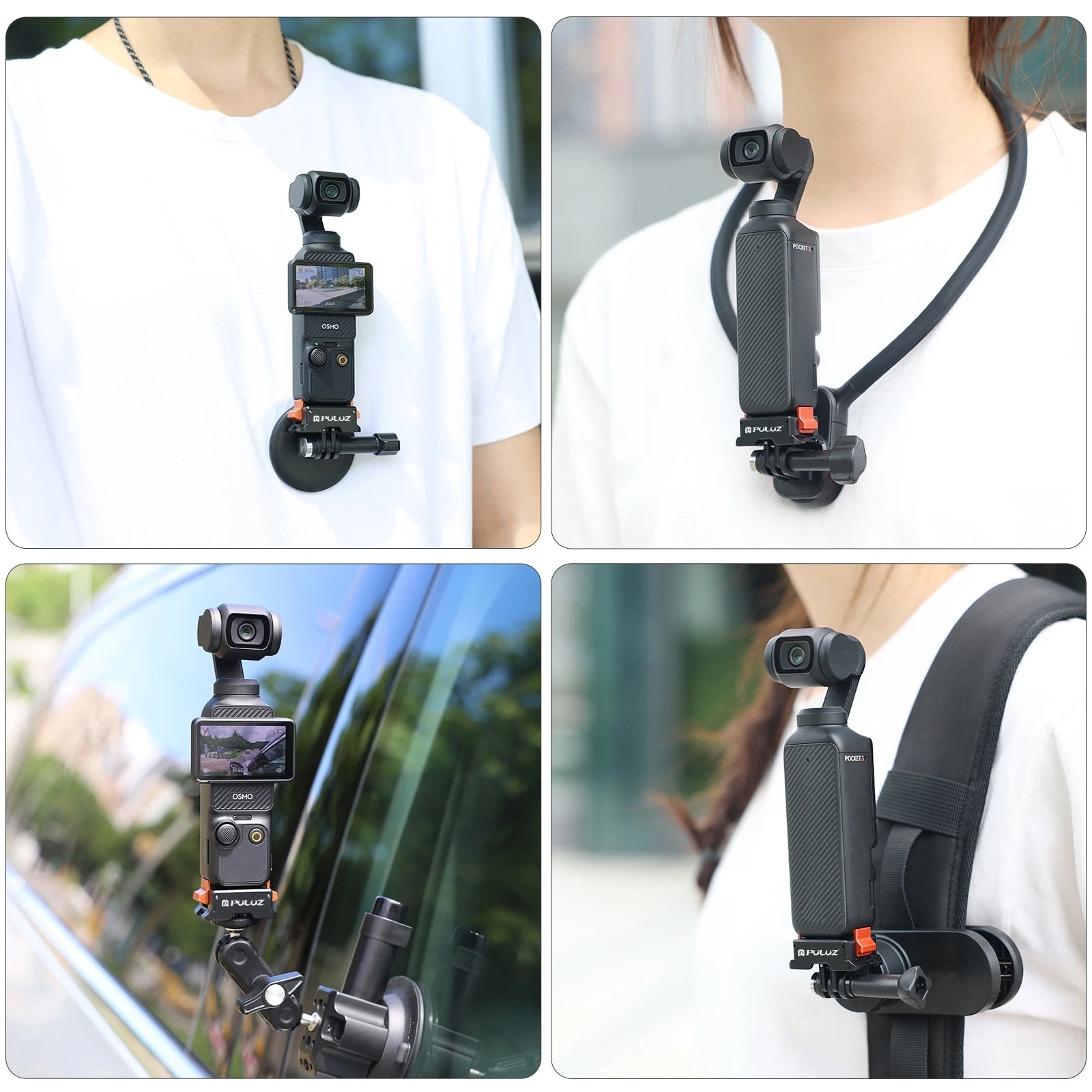 for DJI Osmo Pocket 3 Quick Release Mount Adapter for DJI Osmo Pocket 3 Sport Action Camera Accessories