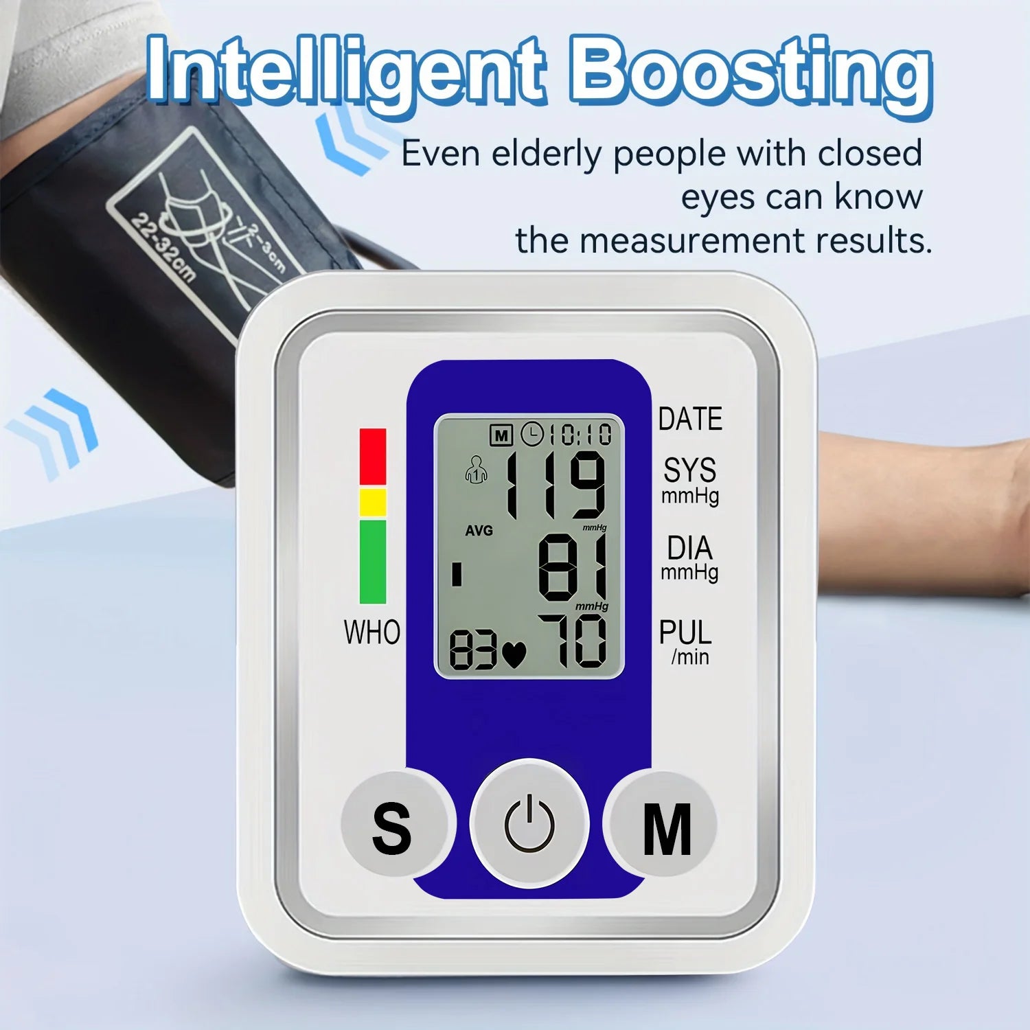 USB Digital Sphygmomanometer Medical Health Detector Home Upper Arm Blood Pressure Measur Adult kid Pulse Monitor
