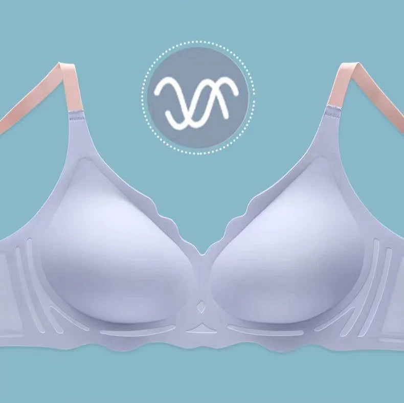 Womens Seamless Wireless Push Up Bralette