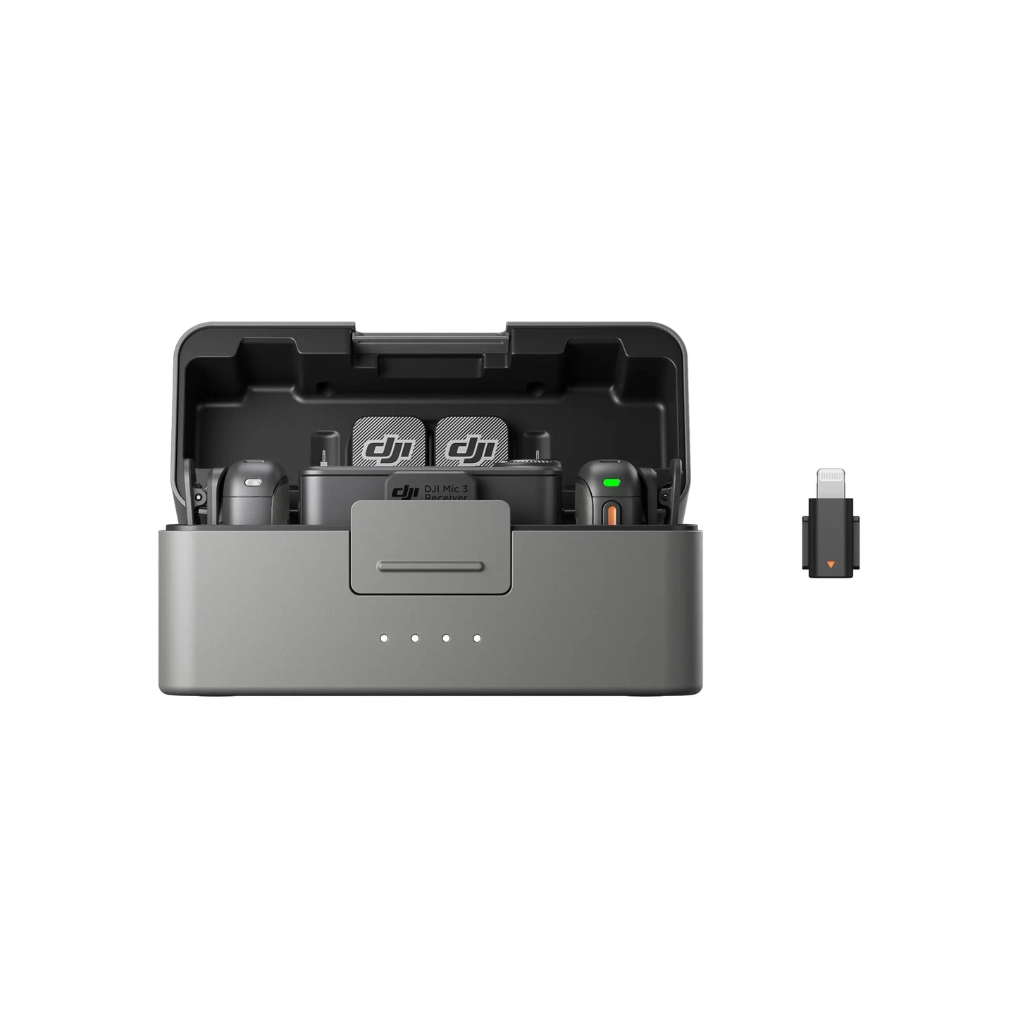 DJI Mic 3 Wireless Microphone Kit Intelligent Noise Cancelling Audio System for Cameras Smartphones and Content Creation