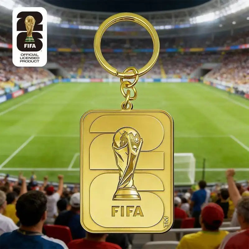 2026 World Cup Football Fan Metal Keychain Soccer Sports Souvenir