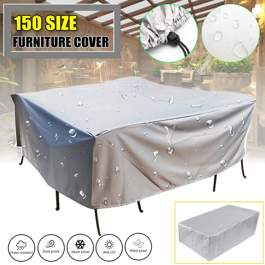 Outdoor Waterproof Patio Furniture Cover 210D Garden Sofa Table Chair Rain Snow Dust Protector