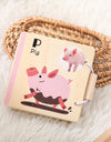 0-36 Month Baby Early Learning Toy Wooden Animals Book Parent-child Interactive Education Toy Montessori Toys Gifts For Newborns