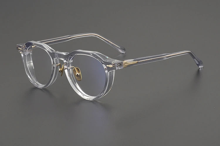 Vintage Oval Acetate Optical Eyeglasses Frame