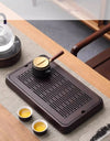 Home And Kitchen Wooden Tray Rectangle Bamboo Tea Tray For Chaban Tea Table Coffee And Tea Tools  Decorative Tray