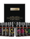8pcs Gift Set Fruit Fragrance Oils 10ML Humidifier Aromatherapy Diffusers Strawberry Coconut Mango Grape Banana Pineapple Oils