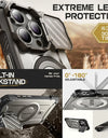 For iPhone 16 Pro Max Case 6.9" 2024 UB Mag XT Heavy Duty Rugged Strong Magnetic Phone Case with Camera Cover Kickstand