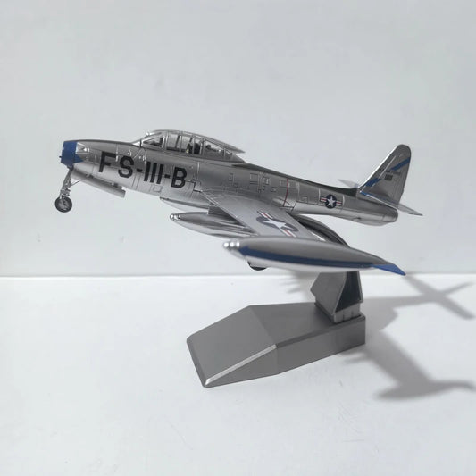 1/72 F-84 Thunderjet Fighter Diecast Military Aircraft Model