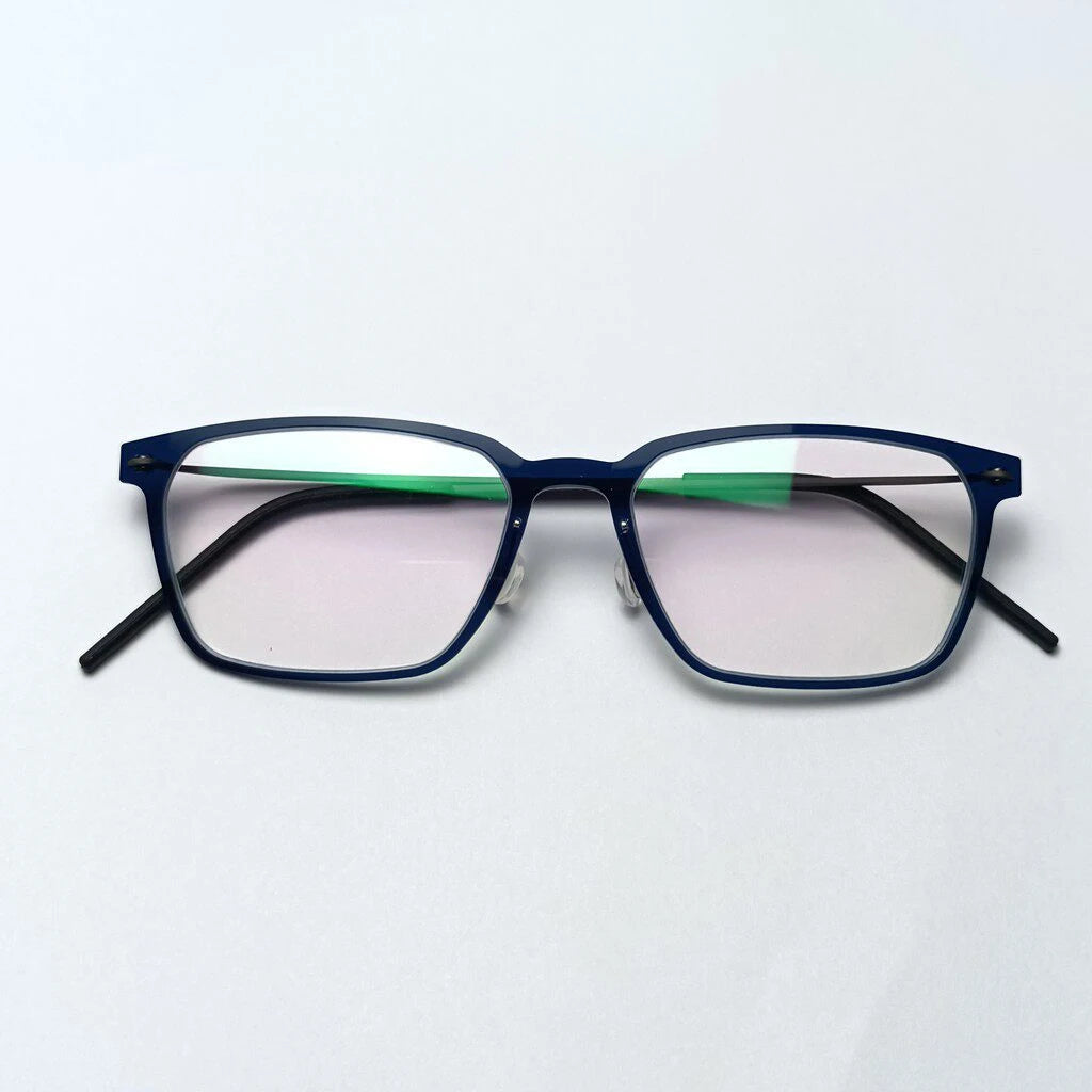 Rectangle Titanium Acetate Ultralight Eyeglasses Frame
