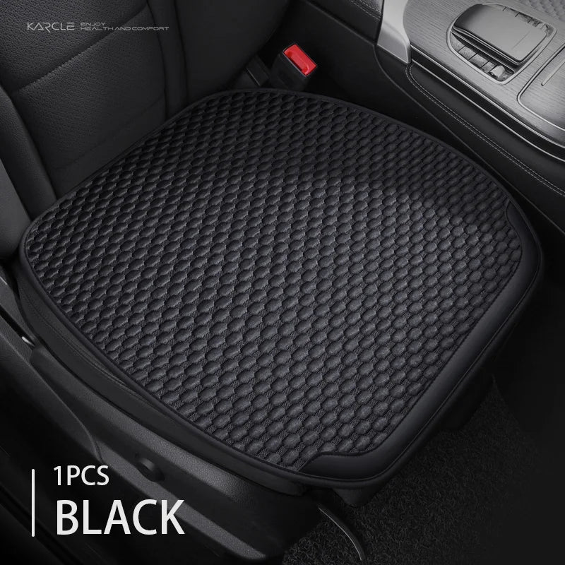Summer Ice Silk Car Seat Covers Universal Front Rear Car Seat Cushion Auto Protect Mat Cooling Breathable Anti-slip Car Cover