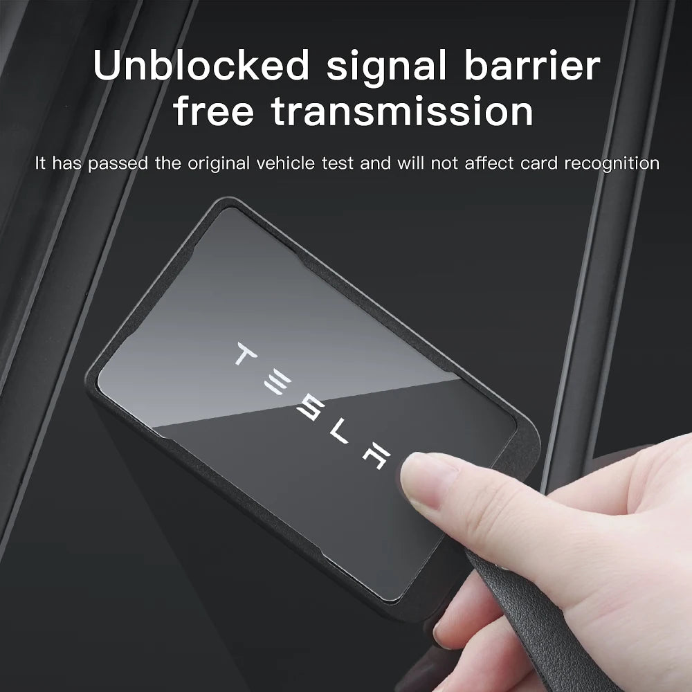 Applicable to Tesla Model 3 Model Y New Aluminum Alloy Key Card Car Card Key Protector Case Cover Full Cover Accessories