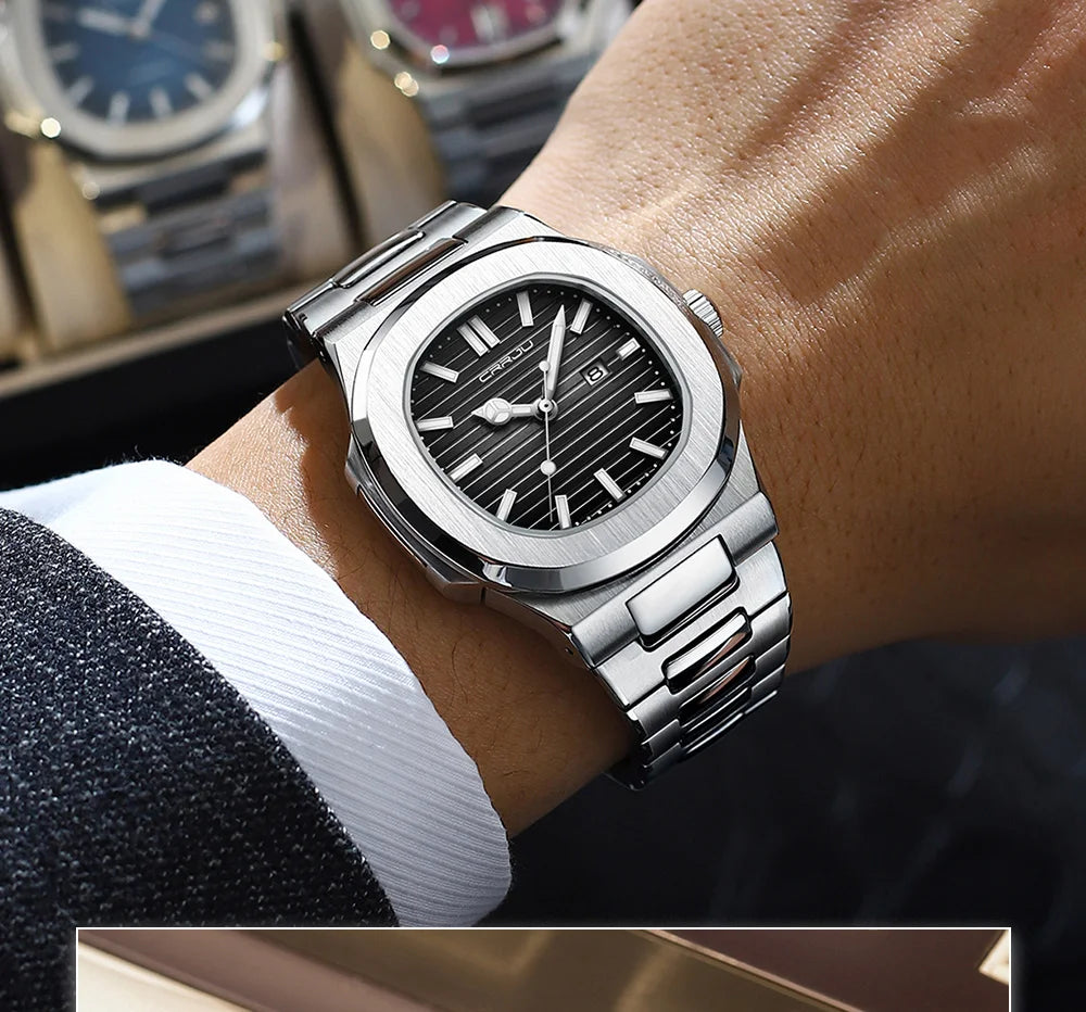 Men Watch Luxury Top Brand Quartz Watches Business Simple Ultra Thin Luminous Wristwatch Men's Clock Reloj Hombre