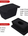 For Tesla Model 3 Model Y Rear Center Console Organizer Tray Flocking For Tesla Model3 Storage Box ModelY Case Accessories